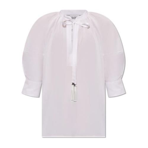 Carpi katoenen shirt Max Mara , White , Dames