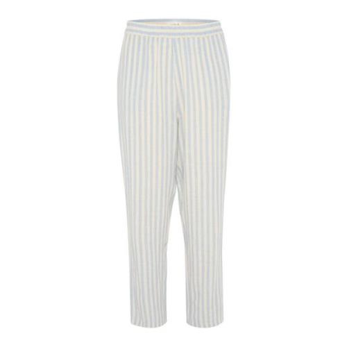 Cropped Trousers Soaked in Luxury , Multicolor , Dames