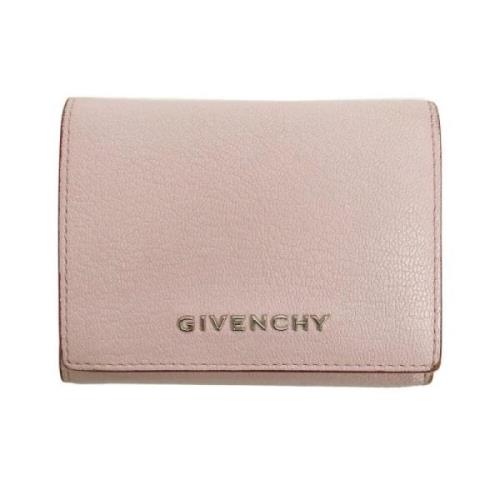Pre-owned Leather wallets Givenchy Pre-owned , Pink , Dames