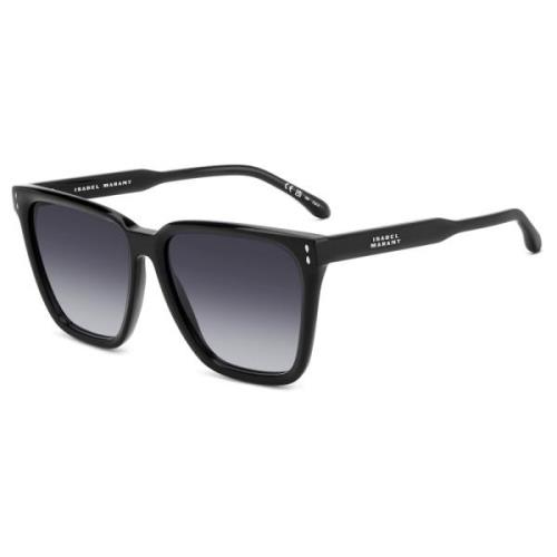 Black/Dark Grey Shaded Sunglasses IM 0151/S Isabel Marant , Black , Da...