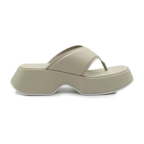 Flip Flops Vic Matié , Beige , Dames