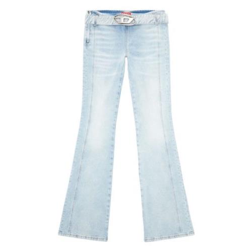 Bootcut and Flare Jeans - D-Ebbybelt Diesel , Blue , Dames