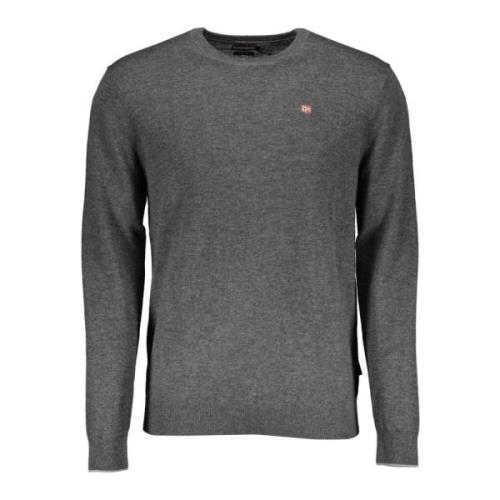 Round-neck Knitwear Napapijri , Gray , Heren