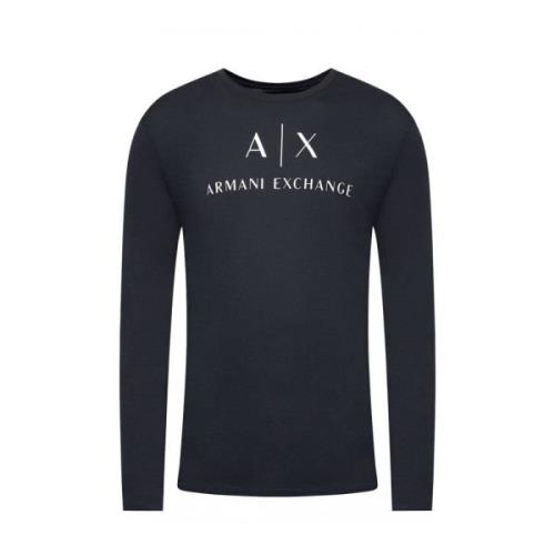Iconisch T-shirt met lange mouwen Armani Exchange , Blue , Heren