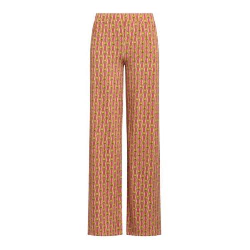 Straight Trousers Maliparmi , Multicolor , Dames