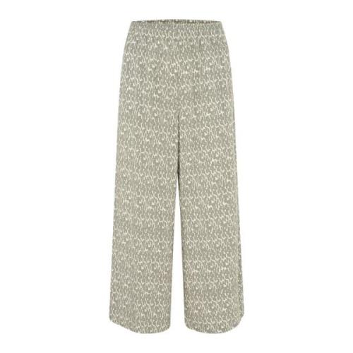 Wide Trousers Part Two , Beige , Dames