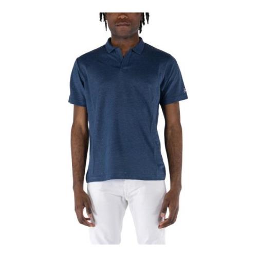Klassieke Polo Shirt MC2 Saint Barth , Blue , Heren