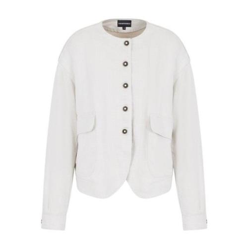 Light Jackets Emporio Armani , Beige , Dames