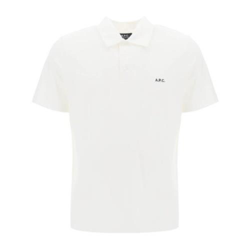 Polo Shirts A.p.c. , White , Heren