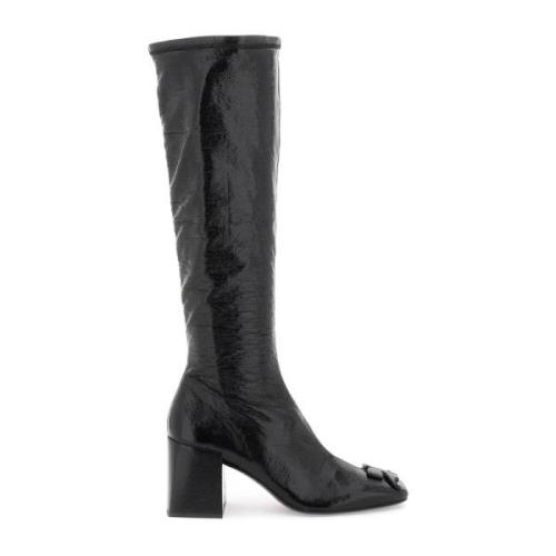 High Boots Courrèges , Black , Dames