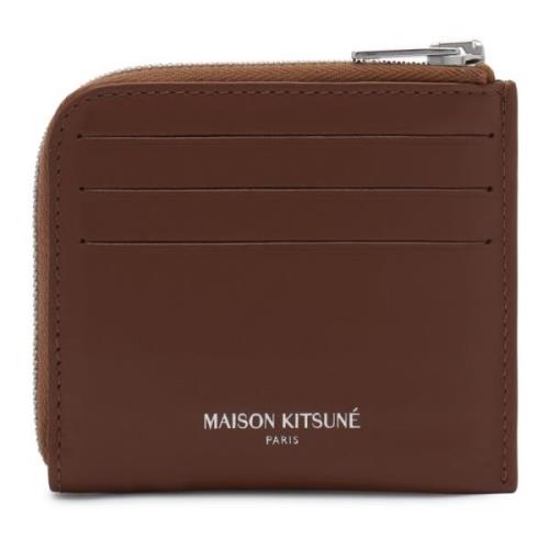 Wallets Cardholders Maison Kitsuné , Brown , Heren