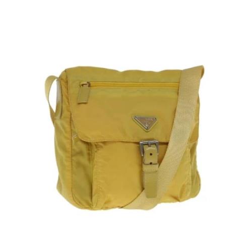 Pre-owned Nylon prada-bags Prada Vintage , Yellow , Dames