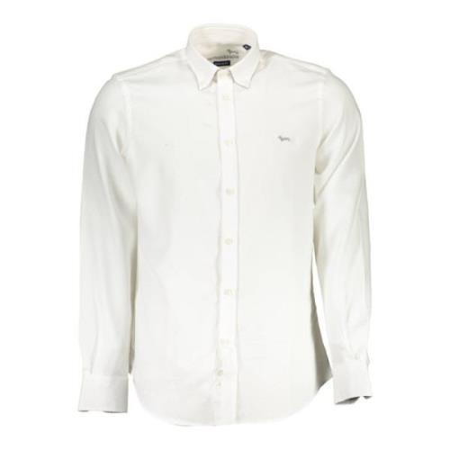 Witte Katoenen Overhemd, Regular Fit Harmont & Blaine , White , Heren