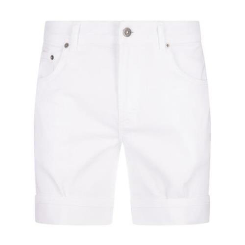 Casual Shorts Dondup , White , Heren