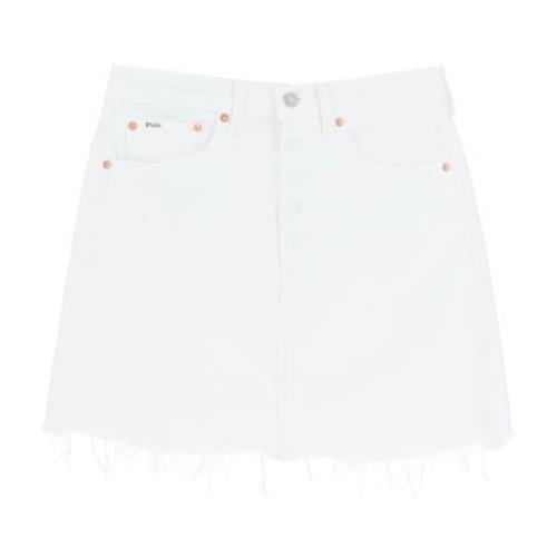 Short Skirts Polo Ralph Lauren , White , Dames