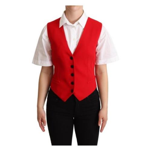 Vests Dolce & Gabbana , Red , Dames