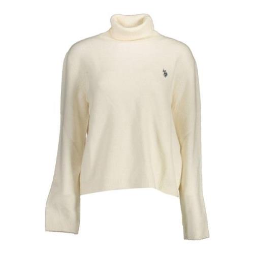 Turtlenecks U.s. Polo Assn. , White , Dames