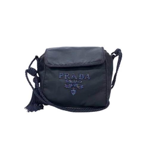 Pre-owned Fabric prada-bags Prada Vintage , Blue , Dames
