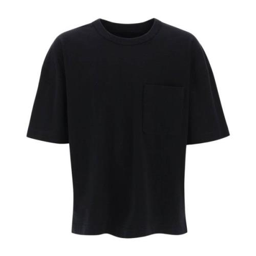 T-Shirts Lemaire , Black , Heren