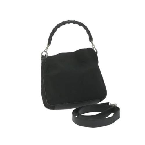 Pre-owned Canvas gucci-bags Gucci Vintage , Black , Dames