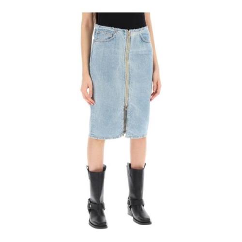 Denim Skirts Haikure , Blue , Dames