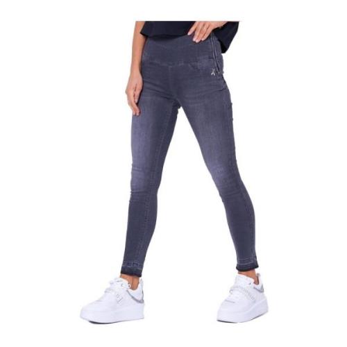 Skinny Jeans Patrizia Pepe , Gray , Dames