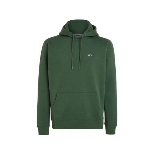 Regular Fleece Hoodie Tommy Hilfiger , Green , Heren