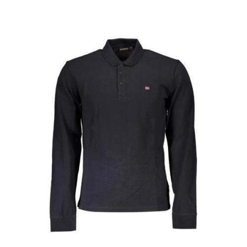 Polo Shirts Napapijri , Black , Heren