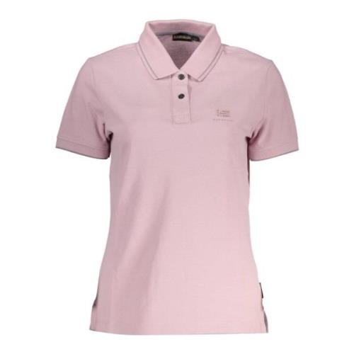 Polo Shirts Napapijri , Pink , Heren