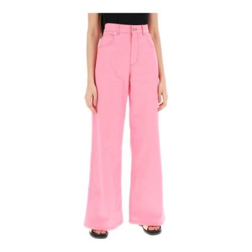 Wide Trousers Marni , Pink , Dames