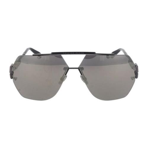 Stijlvolle zonnebril Spp111 Philipp Plein , Black , Unisex