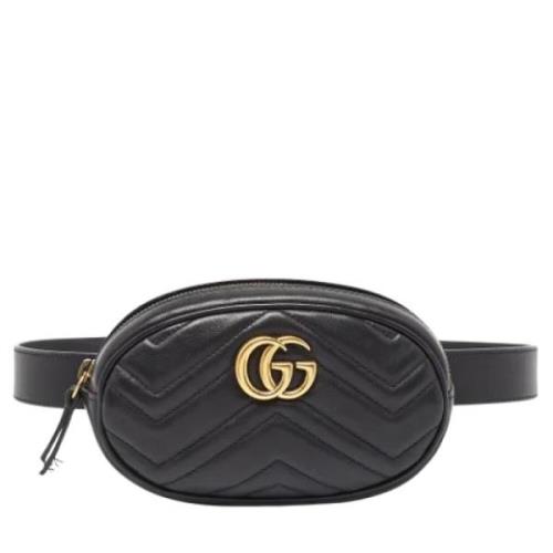 Pre-owned Leather gucci-bags Gucci Vintage , Black , Dames