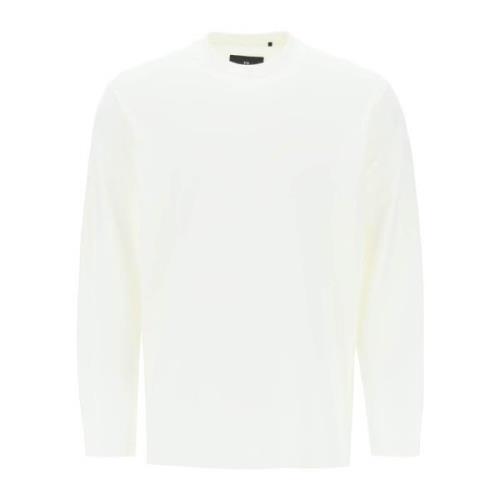 Long Sleeve Tops Y-3 , White , Heren