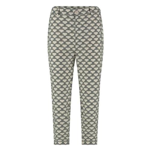 Cropped Trousers Jane Lushka , Multicolor , Dames