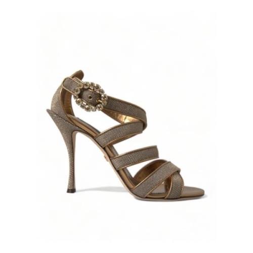 Flat Sandals Dolce & Gabbana , Brown , Dames