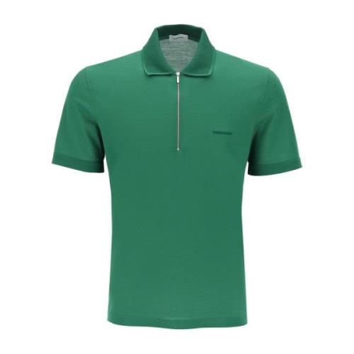Polo Shirts Salvatore Ferragamo , Green , Heren