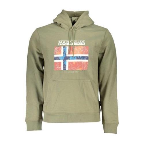 Hoodies Napapijri , Green , Heren