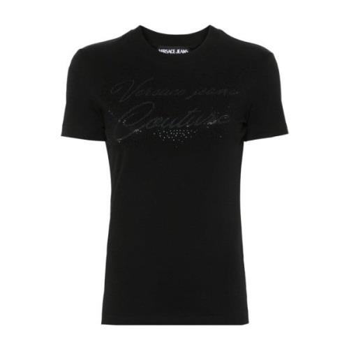 T-Shirts Versace Jeans Couture , Black , Dames