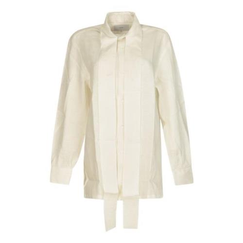 Witte Casual Overhemden Setchu , White , Dames