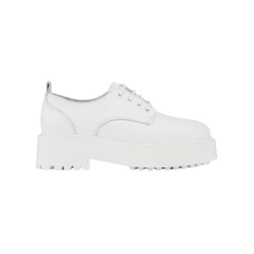 Jaren 70 Memphis Lace Up Schoen JoDis , White , Dames