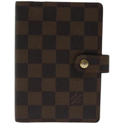 Pre-owned Canvas wallets Louis Vuitton Vintage , Brown , Dames