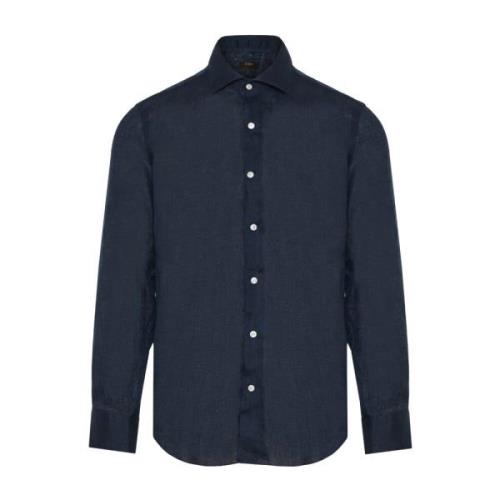 Casual Shirts Barba , Blue , Heren