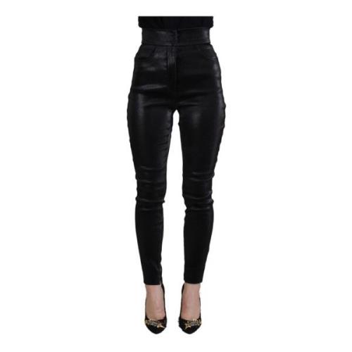 Slim-fit Trousers Dolce & Gabbana , Black , Dames