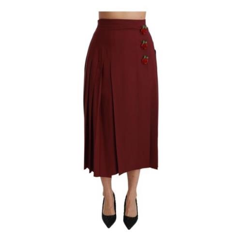 Midi Skirts Dolce & Gabbana , Red , Dames