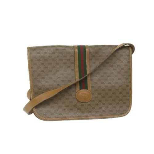 Pre-owned Leather gucci-bags Gucci Vintage , Brown , Dames