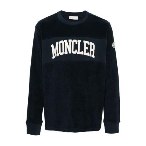 Sweatshirts Moncler , Blue , Heren