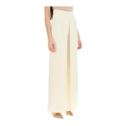 Wide Trousers MVP wardrobe , Beige , Dames