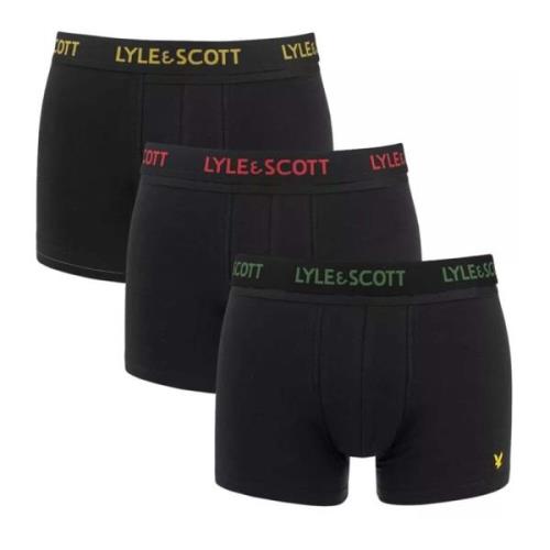 Zwarte Boxershorts Lyle & Scott , Black , Heren