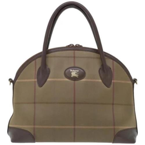 Pre-owned Canvas handbags Burberry Vintage , Brown , Dames