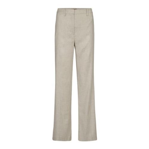 Wide Trousers MOS Mosh , Beige , Dames